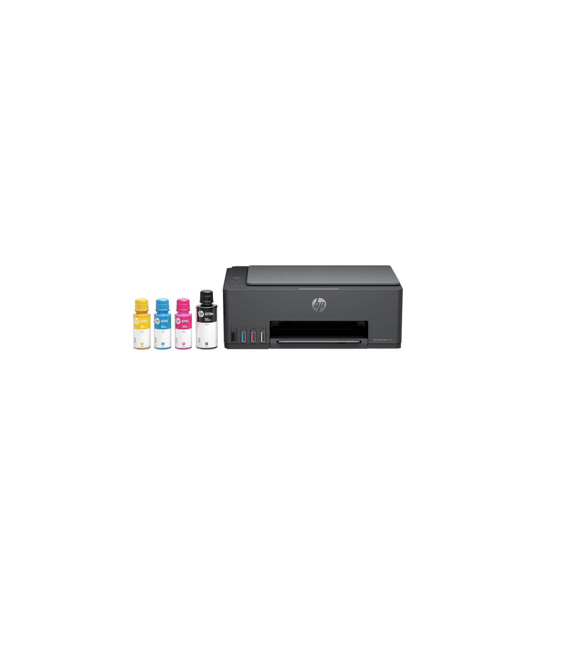 Imprimante HP 3en1 SMART TANK 581 COULEUR / WI-FI + 4 Bouteilles d'encre HP Incluses